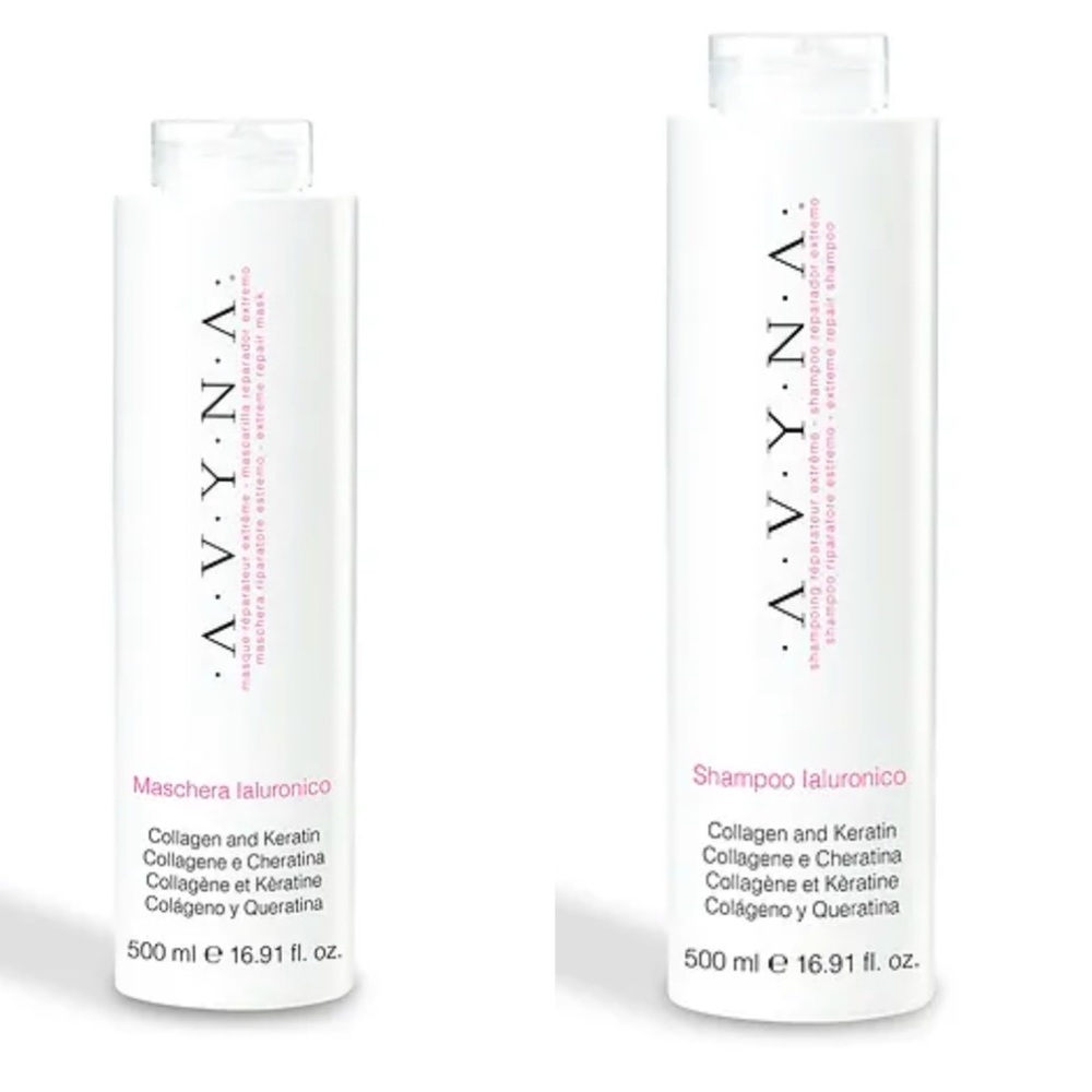 Avyna shampoo and maschera IAULURONICO